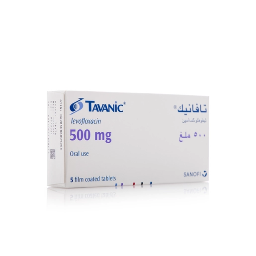 تافانيك 500 مجم، مضاد حيوي - 5 أقراص