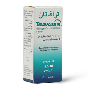 ترافاتان، نقط للعين، لعلاج الجلوكوما - 2.5 مل - 4 ترافاتان، نقط للعين، لعلاج الجلوكوما - 2.5 مل - 4