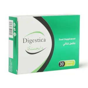 دايجيستيكا، يساعد على الهضم - 30 كبسولة - 4 دايجيستيكا، يساعد على الهضم - 30 كبسولة - 4