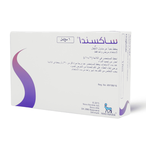 ساكسندا 6 مجم/مل، يقلل مستوى السكر في الدم - 5 أقلام - 2 ساكسندا 6 مجم/مل، يقلل مستوى السكر في الدم - 5 أقلام - 2
