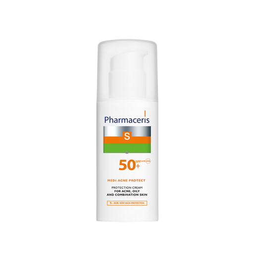 فارماسيرز، كريم حماية، +SPF 50 ،للبشرة الدهنية & المختلطة و المعرضة للحبوب - 50 مل