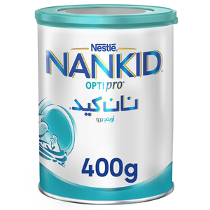 نان كيد أوبتي برو 4 حليب النمو للأطفال من عمر 3+ سنوات مع الحديد - 400 جم - 1 نان كيد أوبتي برو 4 حليب النمو للأطفال من عمر 3+ سنوات مع الحديد - 400 جم - 1